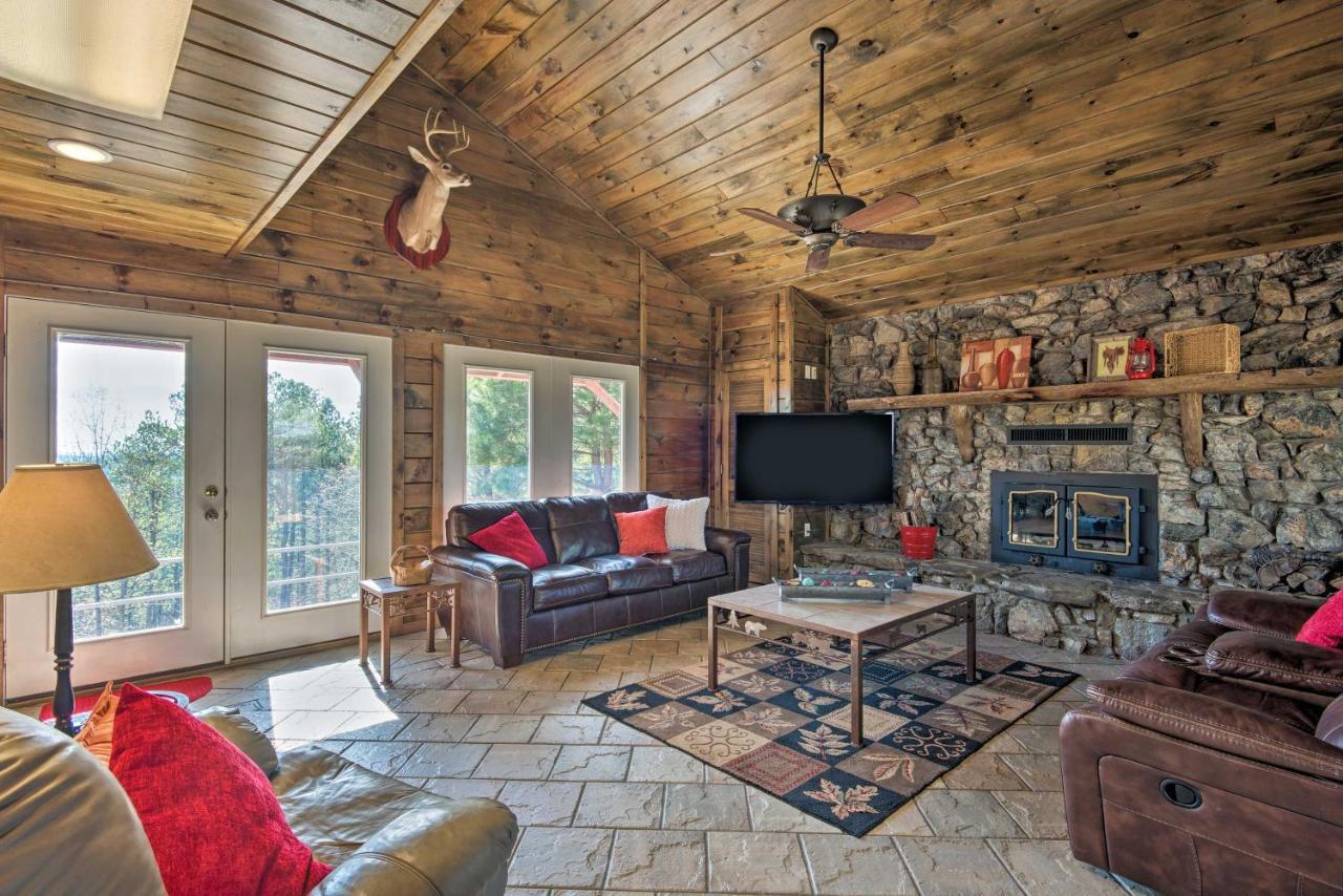 Broken Bow Mountaintop Home With Hot Tub! Ngoại thất bức ảnh
