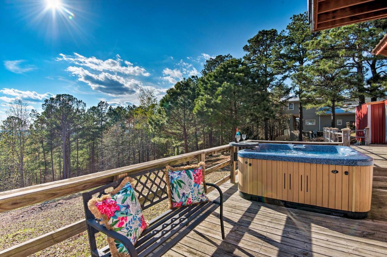 Broken Bow Mountaintop Home With Hot Tub! Ngoại thất bức ảnh